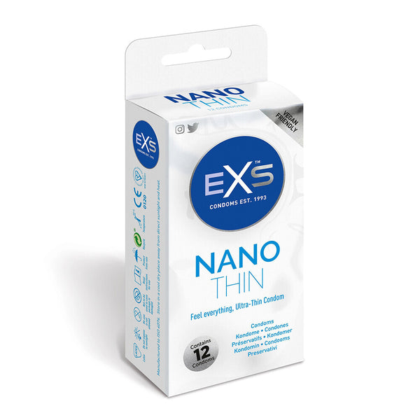 EXS Nano Thin Condom 12 Pack